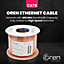 Oren CAT6 100m Ethernet Cable - 23 AWG Pure Copper Wire - B2ca - 400 MHz Bandwidth UTP Internet LAN Network Cable - Halogen Free