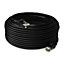 Oren CAT6 30m Outdoor Ethernet Cable LAN - Direct Burial - Patch Cord with RJ45 Connectors - High-Speed 1Gbps - Pure Copper 23 AWG