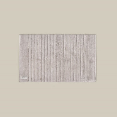 Organic Cotton Bath Mat - Light Grey Price Comparisons | Compare The Build