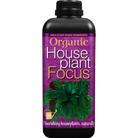 Organic Houseplant Focus Liquid Fertiliser Concentrate, 1L