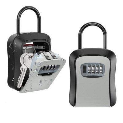 ORIA Coded Key Lock Box Large Secure Key Box with Code Combination Key ...