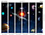 Origin Murals Children's Space Planets Matt Smooth Paste the Wall Mural 300cm wide x 240cm high