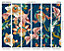 Origin Murals Cranes in Flight Navy Blue Matt Smooth Paste the Wall Mural 300cm Wide X 240cm High
