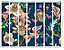Origin Murals Cranes in Flight Navy Blue Matt Smooth Paste the Wall Mural 350cm Wide X 280cm High