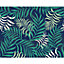 Origin Murals Exotic Jungle Leaves Green Matt Smooth Paste the Wall Mural 350cm Wide X 280cm High