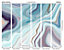 Origin Murals Marble Effect Teal Matt Smooth Paste the Wall Mural 300cm wide x 240cm