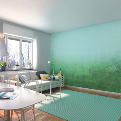 Origin Murals Ombre Gradient Green Matt Smooth Paste the Wall Mural 350cm Wide X 280cm High