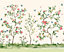Origin Murals Oriental Flower Tree Cream Pink Matt Smooth Paste the Wall Mural 300cm wide x 240cm high