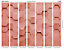 Origin Murals Pink Metal Geometric Hexagons Matt Smooth Paste the Wall Mural 350cm wide x 280cm high