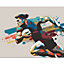 Origin Murals Rugby Player In Graphic Style Natural Paste the Wall Mural 300cm wide x 240m high