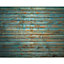 Origin Murals Rustic Wood Effect Blue Matt Smooth Paste the Wall Mural 300cm Wide X 240cm High