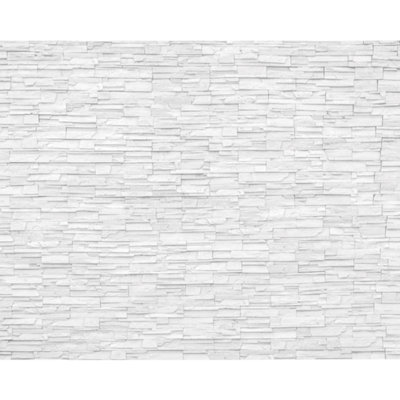 Origin Murals Slate White Matt Smooth Paste the Wall Mural 350cm Wide X 280cm High