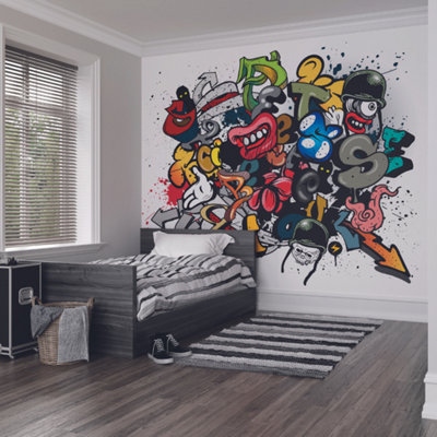 Origin Murals Spray Paint Graffiti Matt Smooth Paste the Wall Wall