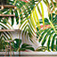 Origin Murals Tropical Leaves Green Matt Smooth Paste the Wall Mural 300cm wide x 240cm high