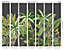 Origin Murals Tropical Palm Trees Black Matt Smooth Paste the Wall 350cm wide x 280cm high