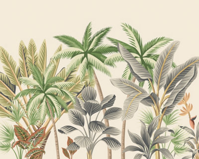 Origin Murals Tropical Palm Trees Natural Matt Smooth Paste the Wall 300cm wide x 240cm high