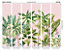 Origin Murals Tropical Palm Trees Pink Matt Smooth Paste the Wall 300cm wide x 240cm high
