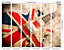 Origin Murals Union Jack Rock Guitar Matt Smooth Paste the Wall Mural 300cm wide x 240cm high
