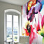 Origin Murals Watercolour Flowers Matt Smooth Paste the Wall Mural 350cm wide x 280cm high