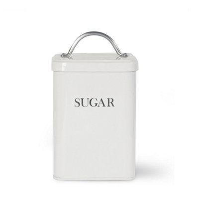 Original Chalk Steel Sugar Tin