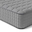 Original Hybrid Mattress Grey 9.4 Inch Tight Top with Breathable Memory Foam and Individual Pocket Spring 140x200cm