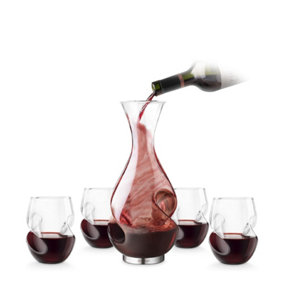 Original Products Final Touch Conundrum Red Wine Decanter Set