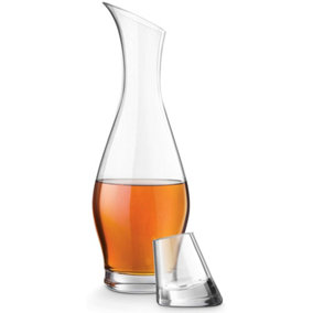 Original Products Final Touch Durashield Crystal Glass Entasis Spirit Decanter 750ml Clear