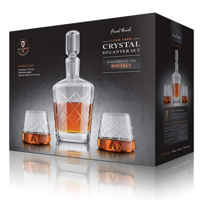 Original Products Final Touch Durashield Whisky Decanter Set