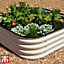 Original Veggie Bed Paperbark Garden Planting Merino White Vegetable Planter Easy to Grow our Own 2x Veg Bed(Merino White)