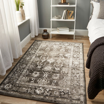 Origins Anatolia Dark Grey Rug 120 X 170