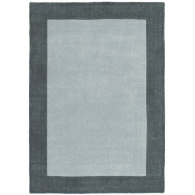 Origins Borders Grey Rug 120 X 170