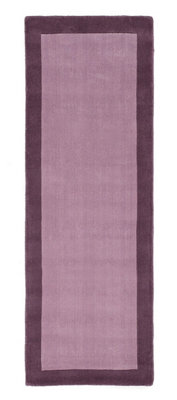 Origins Borders Mauve Rug 67 X 200
