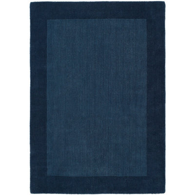 Origins Borders Navy Rug 120 X 170