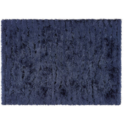 Origins Carved Glamour Navy Rug 160 X 230