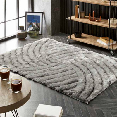 Origins Dallas Silver Rug 160 X 230