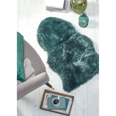 Origins Genuine Sheepskin Forest Green Single