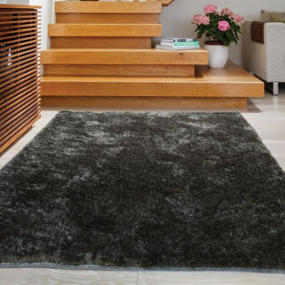 Origins Glamour Charcoal/Black Rug 120 X 170
