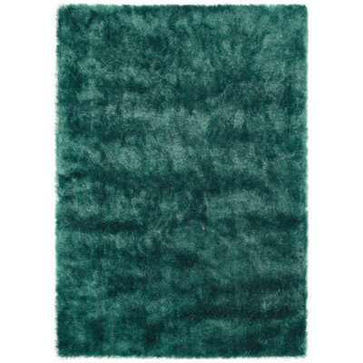 Origins Glamour Forest Green Rug 120 X 170 | DIY at B&Q