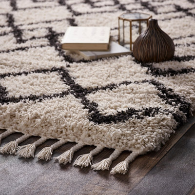 Origins Morocco Ivory/Charcoal Rug 120 X 170