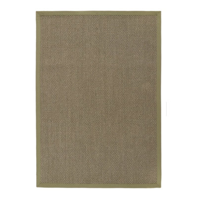 Origins Sisal Rug Sage Green with Sage Green Border 120CM x170CM