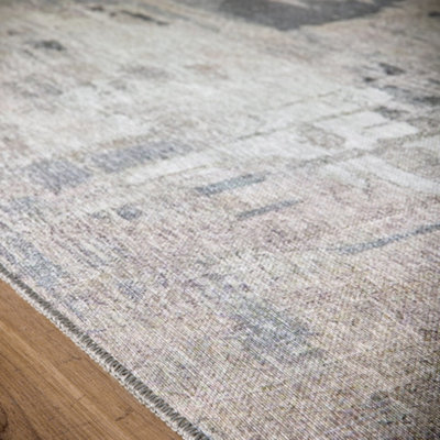Origins Washable Arctic Scrape Glacier 160x230cm Rug