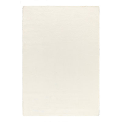 Origins Washable Faux Fur Ivory Rug 160CM x 230CM