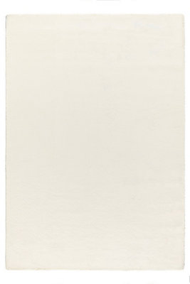 Origins Washable Faux Fur Ivory Rug 160CM x 230CM - 7