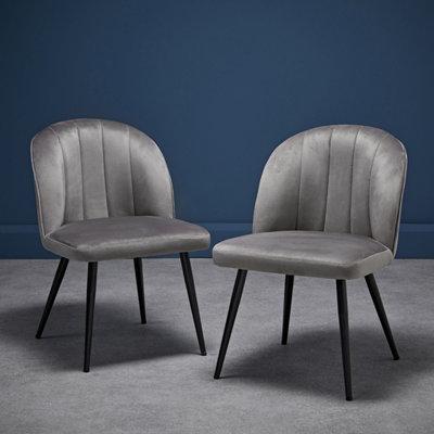 Orla Dining Chair Grey (Pack of 2)