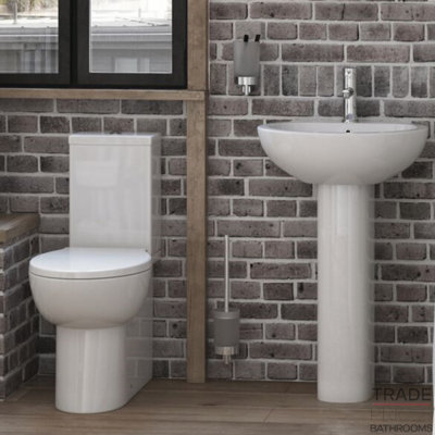 Orlando Complete 4 Piece Bathroom Set DIY at B&Q