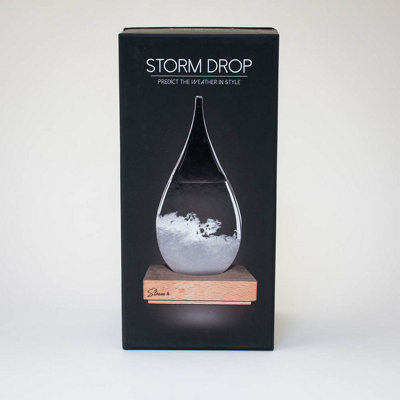 Ornamental Weather Storm Glass - Large Drop