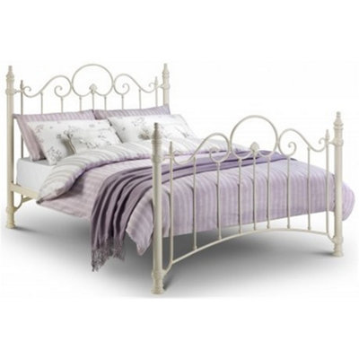 Ornate High End Metal Bed Frame - Double 4ft 6" (135cm) | DIY at B&Q
