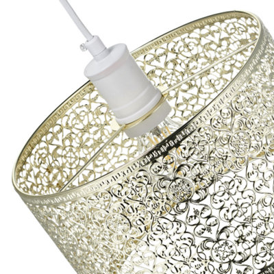Moroccan metal discount lamp shade