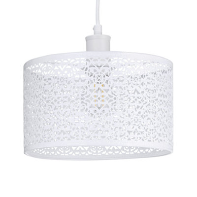 White moroccan lampshade cheap