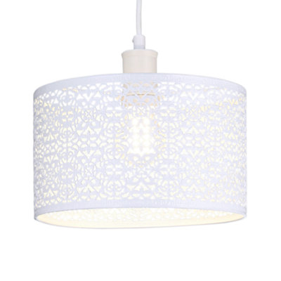 White metal cheap lamp shade
